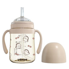 UBMOM No-spill backflow disk shows leak-free sipping for mess-free mealtime.