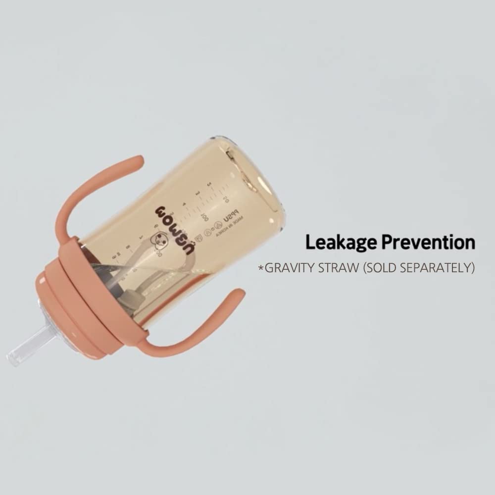 UBMOM Sippy Cup leak-proof technology shown in real-life spill test scenario.