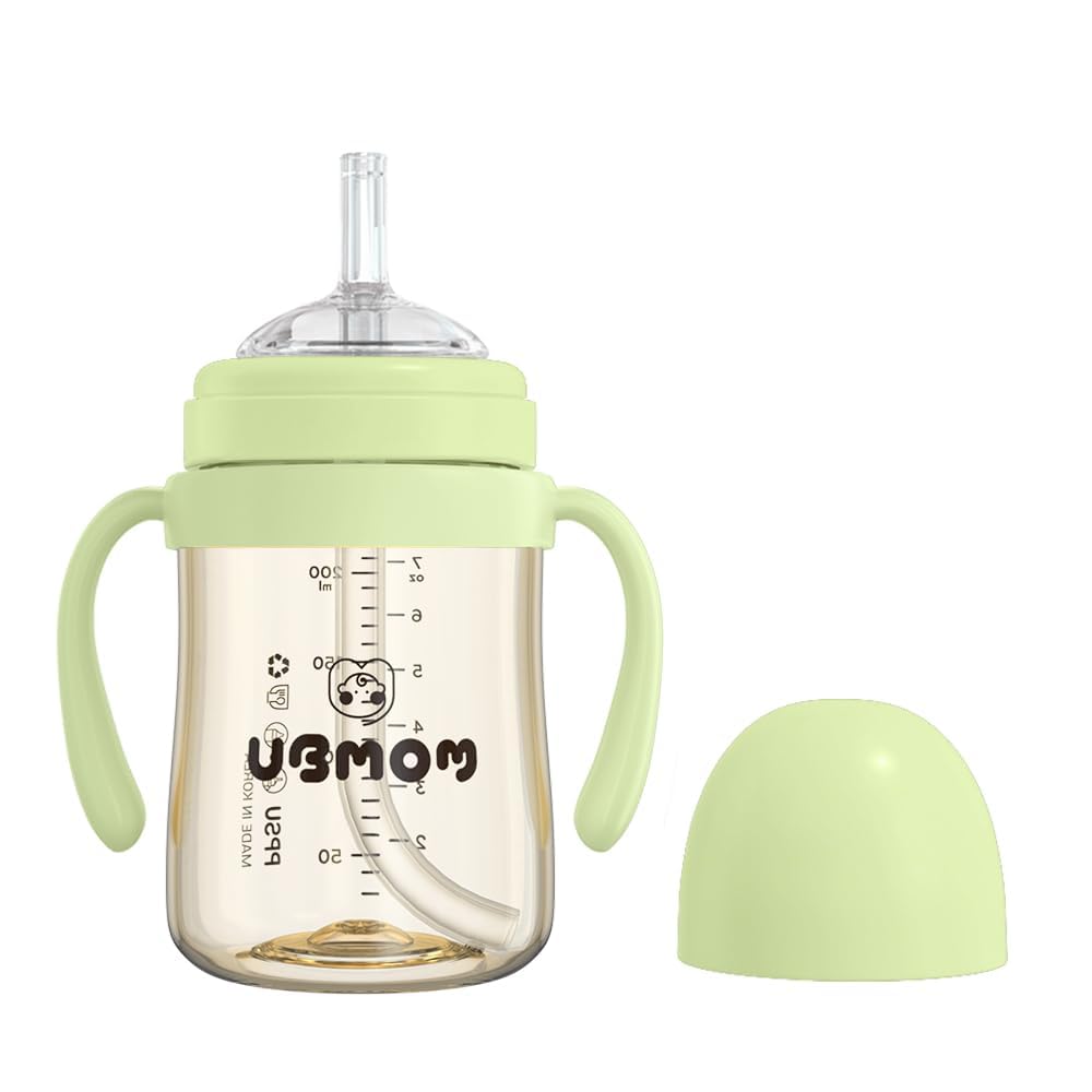 UBMOM Sippy Cup Melon leak-proof-backflow keeps spills away on the go