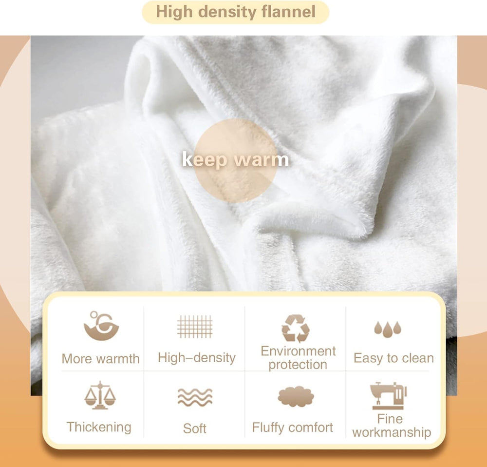 ubnlkto Bunny Easter Blanket lightweight decor throw for nursery and travel