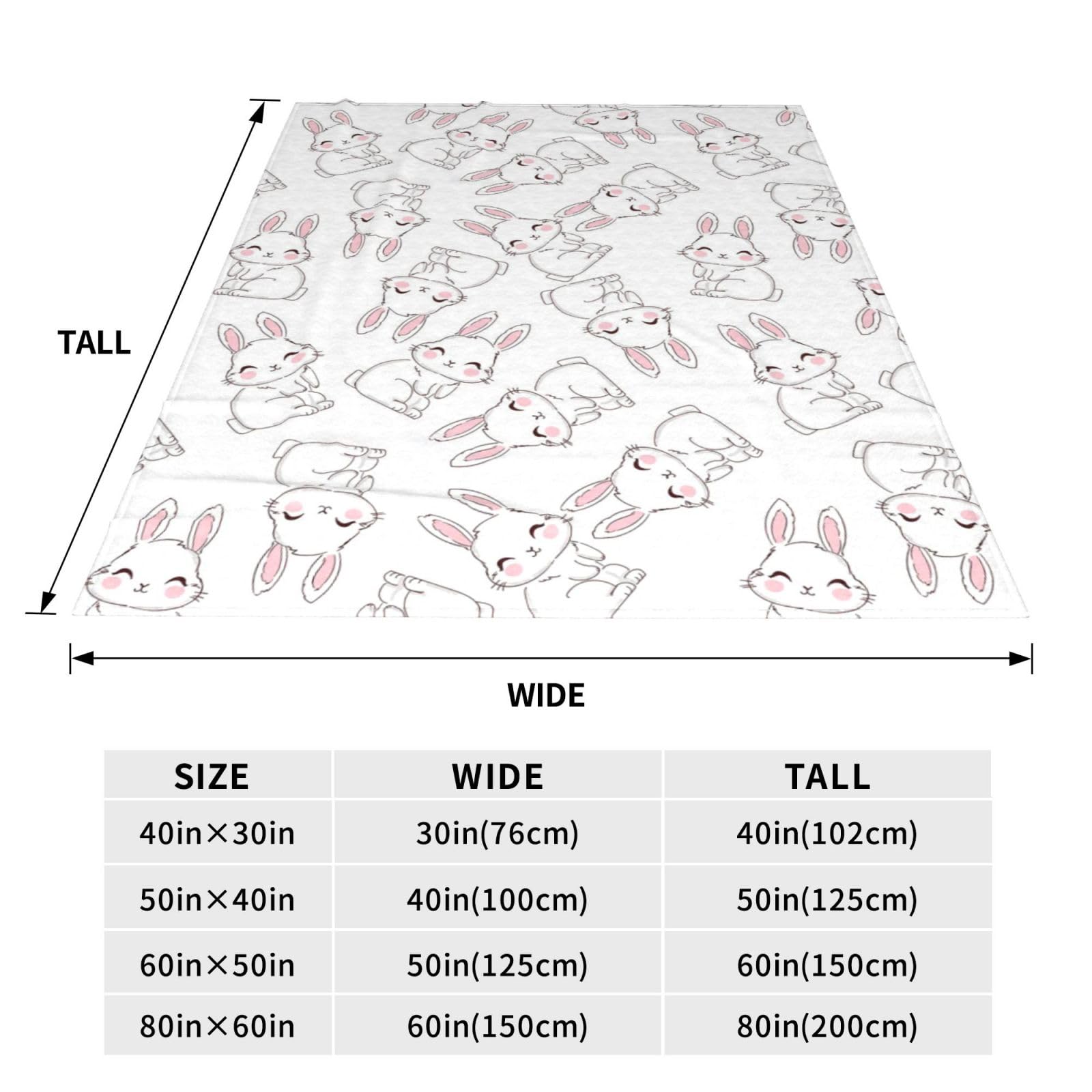 ubnlkto Bunny Easter Blanket swaddle setup offers secure soft wrap