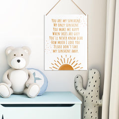 UDNADKEX boho nursery wall sign Easy Hang Rope for quick setup