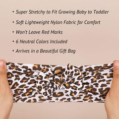 UeeSum headbands are one-size, fitting newborns through age four.