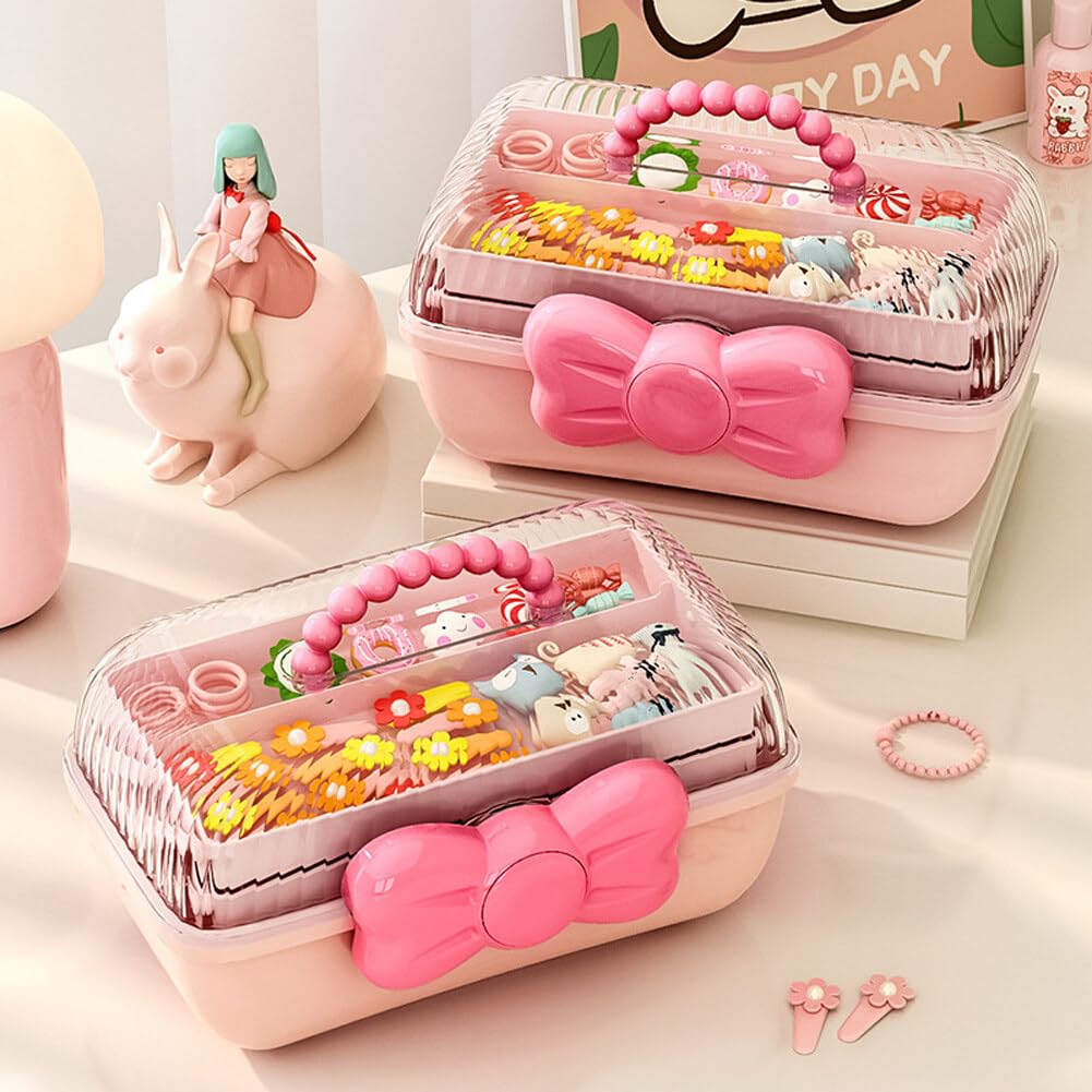 UEncounter Bowknot organizer inside with layers demonstrates large capacity for small items