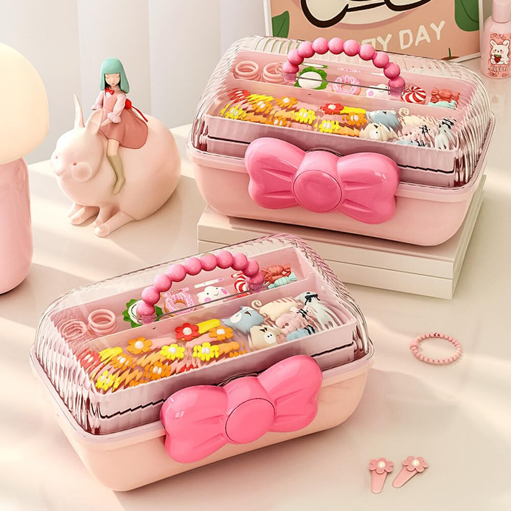 UEncounter Bowknot organizer inside with layers demonstrates large capacity for small items