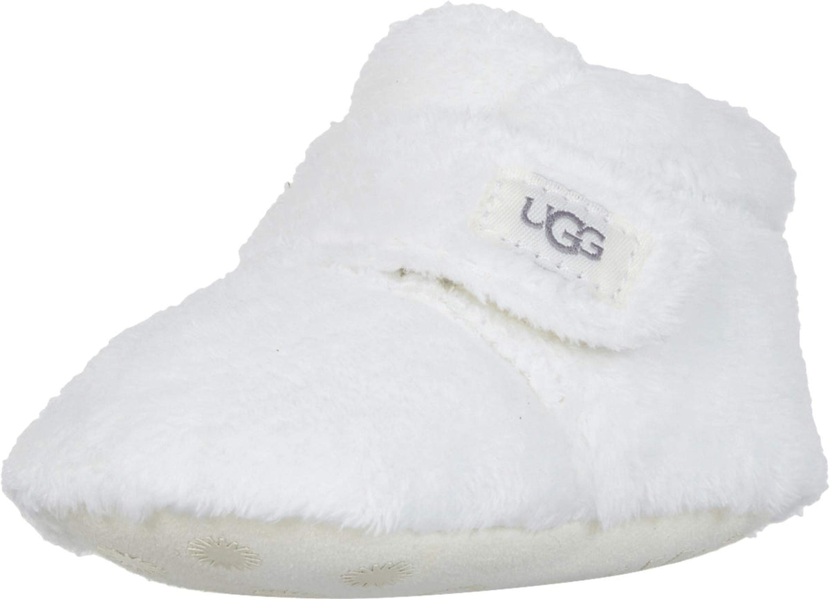 UGG Kids' Bixbee and Lovey Ankle Boot in Vanilla, soft fleece warmth for playtime.