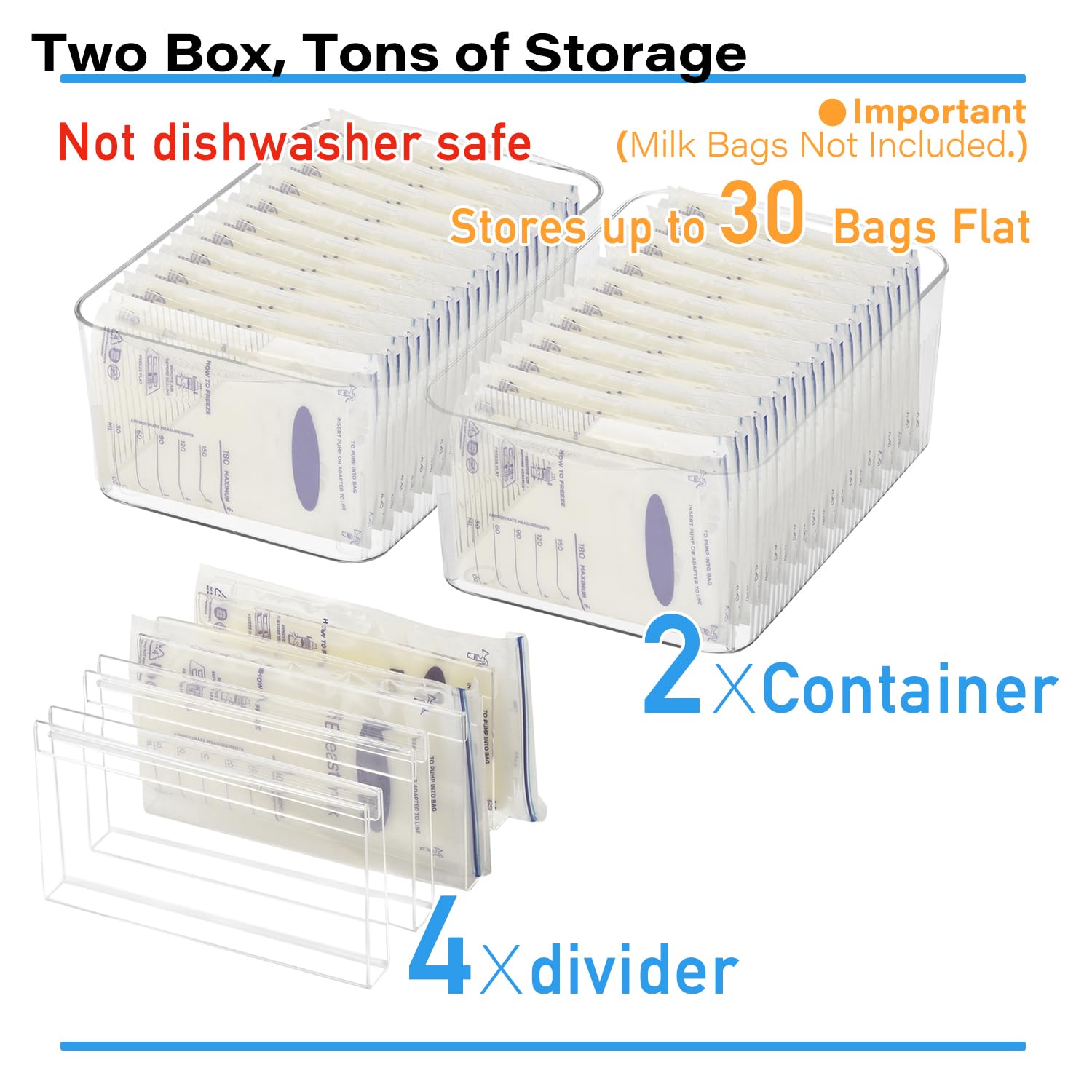 Ugotfeels large-capacity kit keeps freezer inventory tidy and easy to manage.