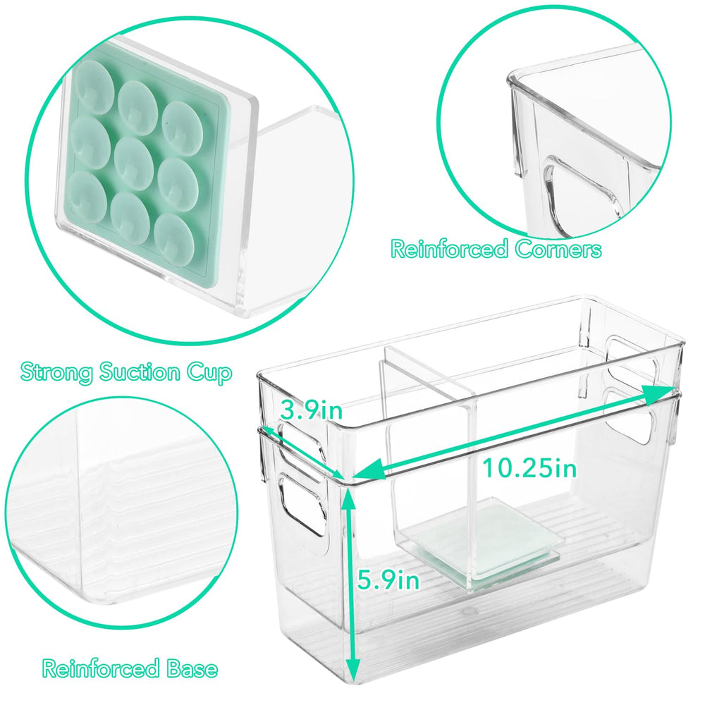 Ugotfeels removable dividers allow flexible configuration and maximize freezer or fridge capacity.