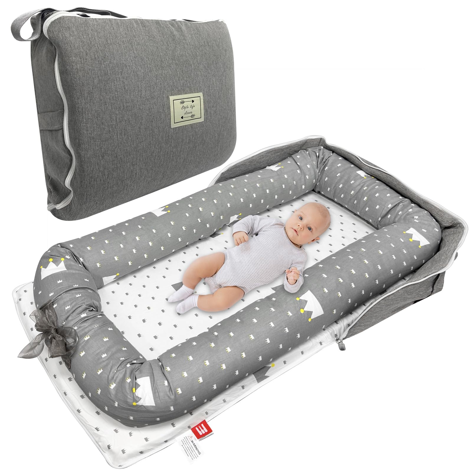 UGRASEA baby lounger foldable backpack for easy portability and on-the-go comfort.