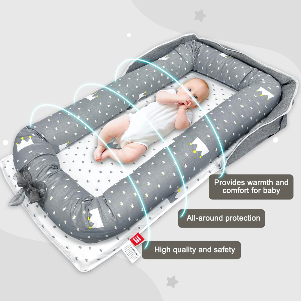 UGRASEA baby lounger portable for home and travel use.