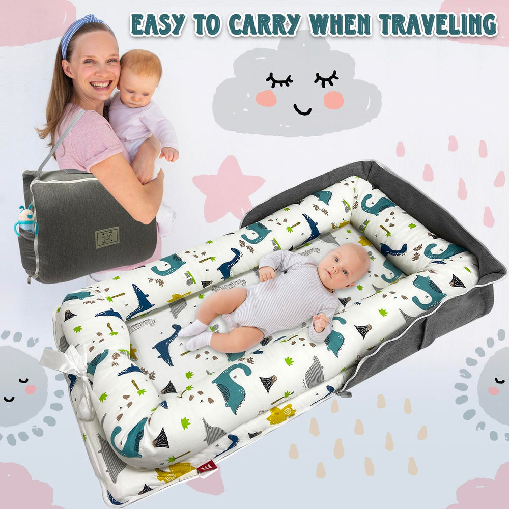 UGRASEA Baby Lounger protective cover with zipper enables easy cleaning.