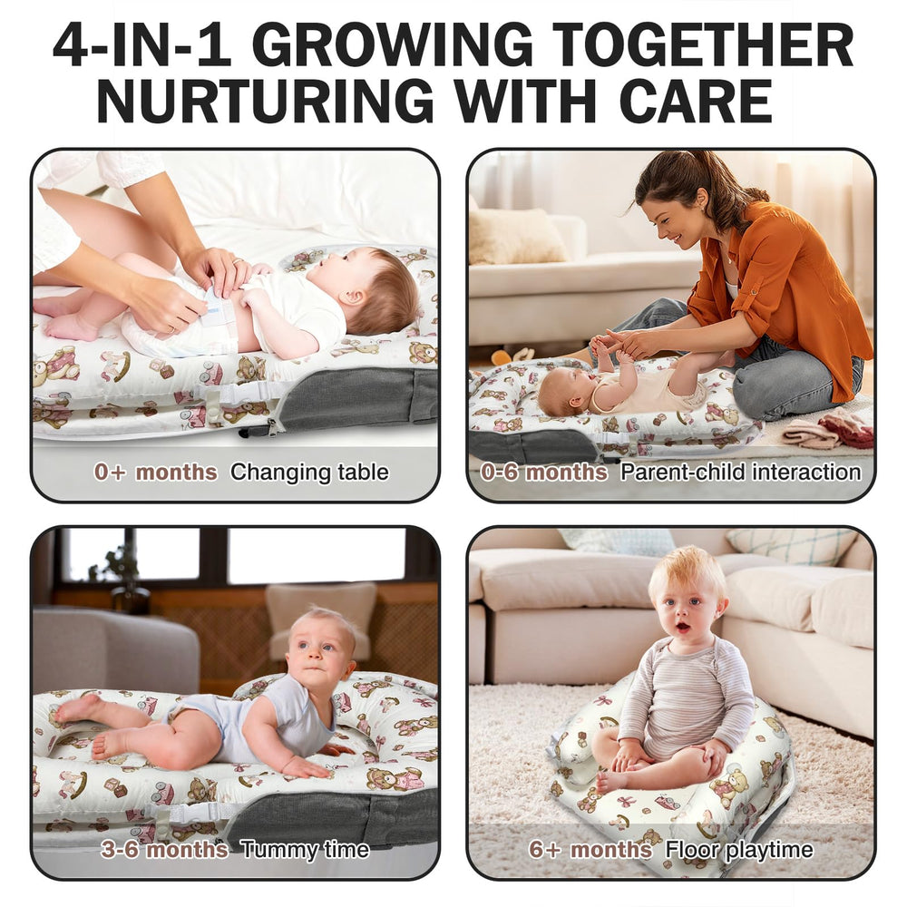UGRASEA Baby Lounger waterproof cover protects against spills.