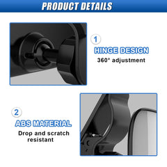 UHANBUT arc-shaped convex lens provides a wider field of vision