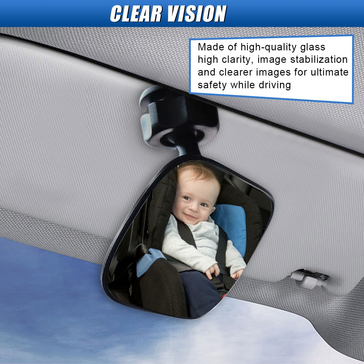 UHANBUT HD glass and ABS construction ensures durable, clear imaging