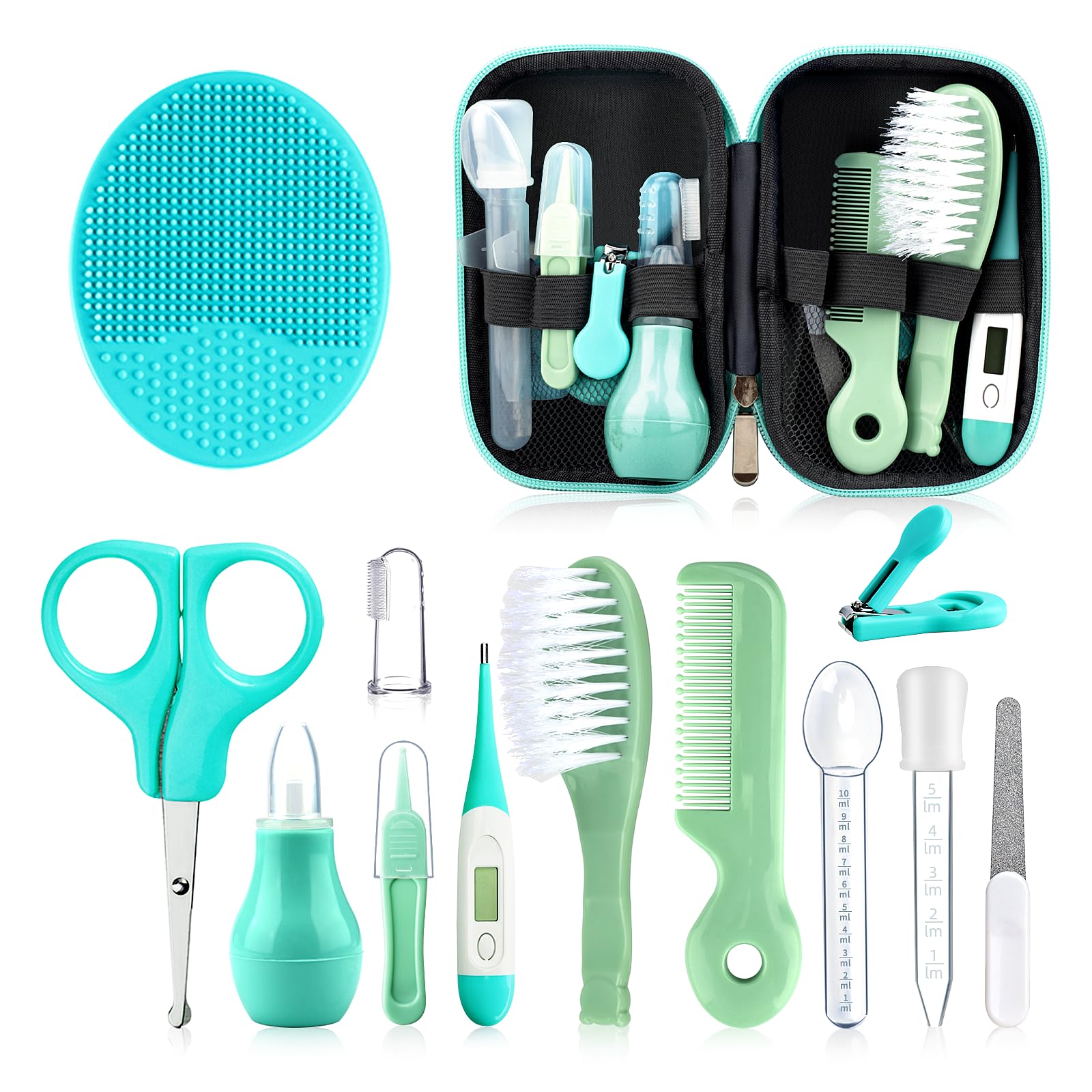 UHFi Baby Grooming Kit baby scissors for careful trimming near nails.