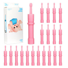 uhfi gas-reliever baby-soft-silicone-pink for gentle tummy relief