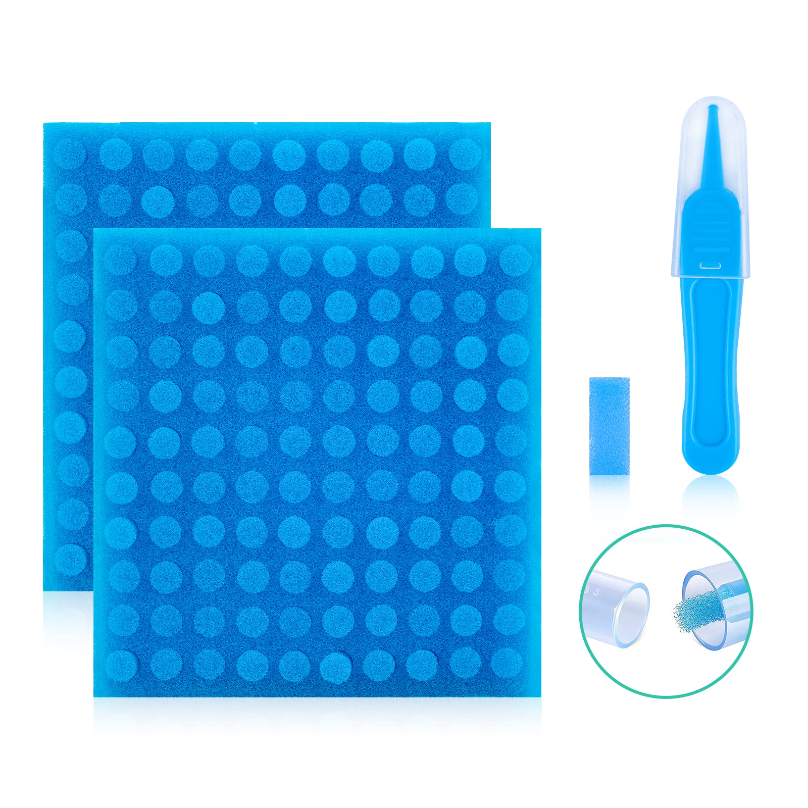 uhfi travel-safe storage container keeps filters organized.