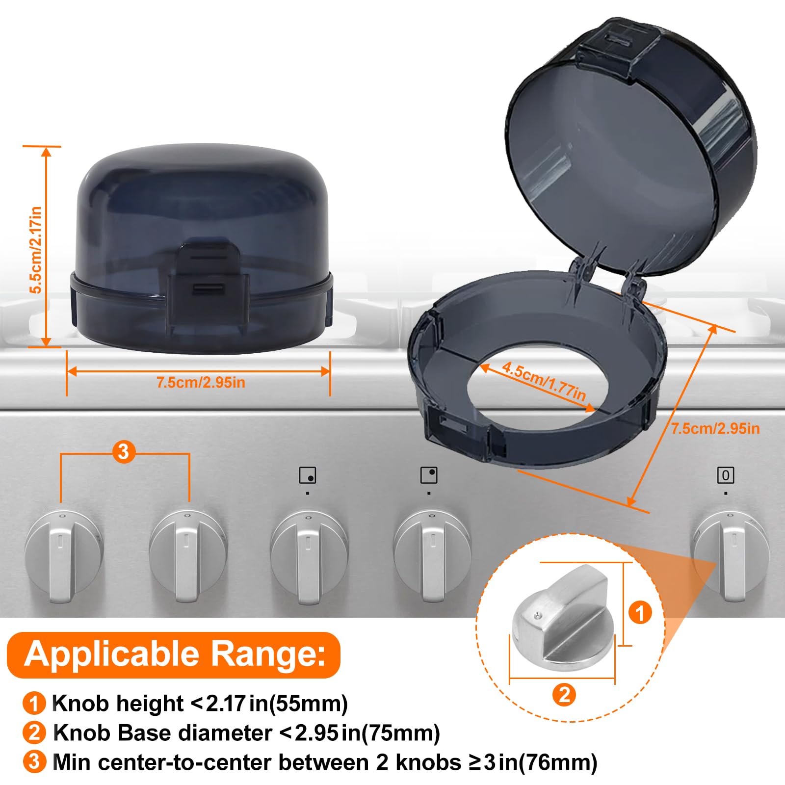 Uhimooi double-key design close-up demonstrates secure latch for childproofing.