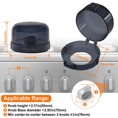 Uhimooi double-key design close-up demonstrates secure latch for childproofing.