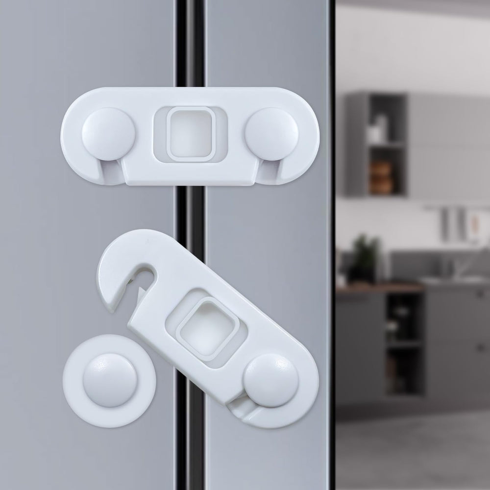 Uhimooi fridge lock dual-sided opening design for easy one-handed use.