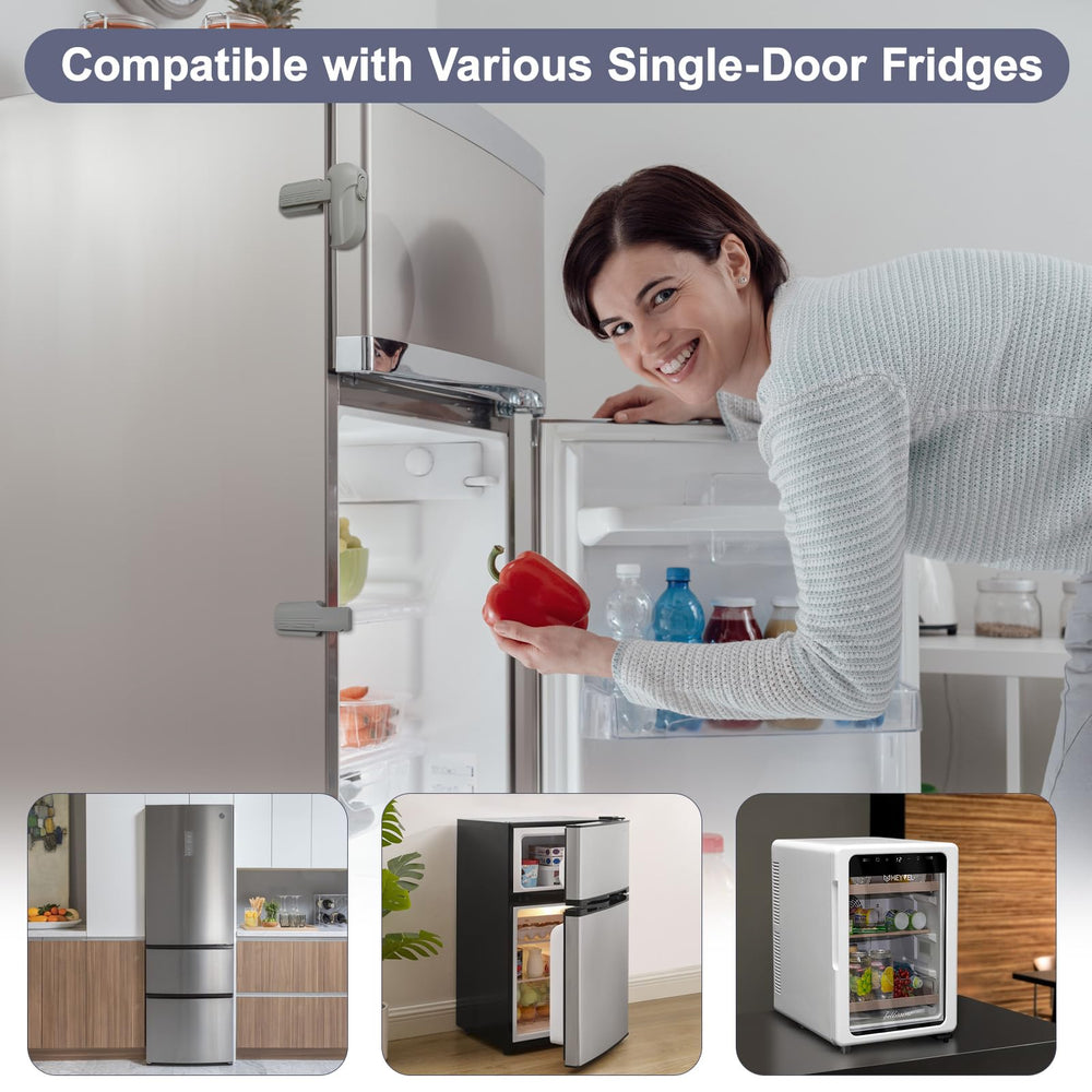 Uhimooi fridge lock made from impact-resistant ABS provides durable everyday protection.