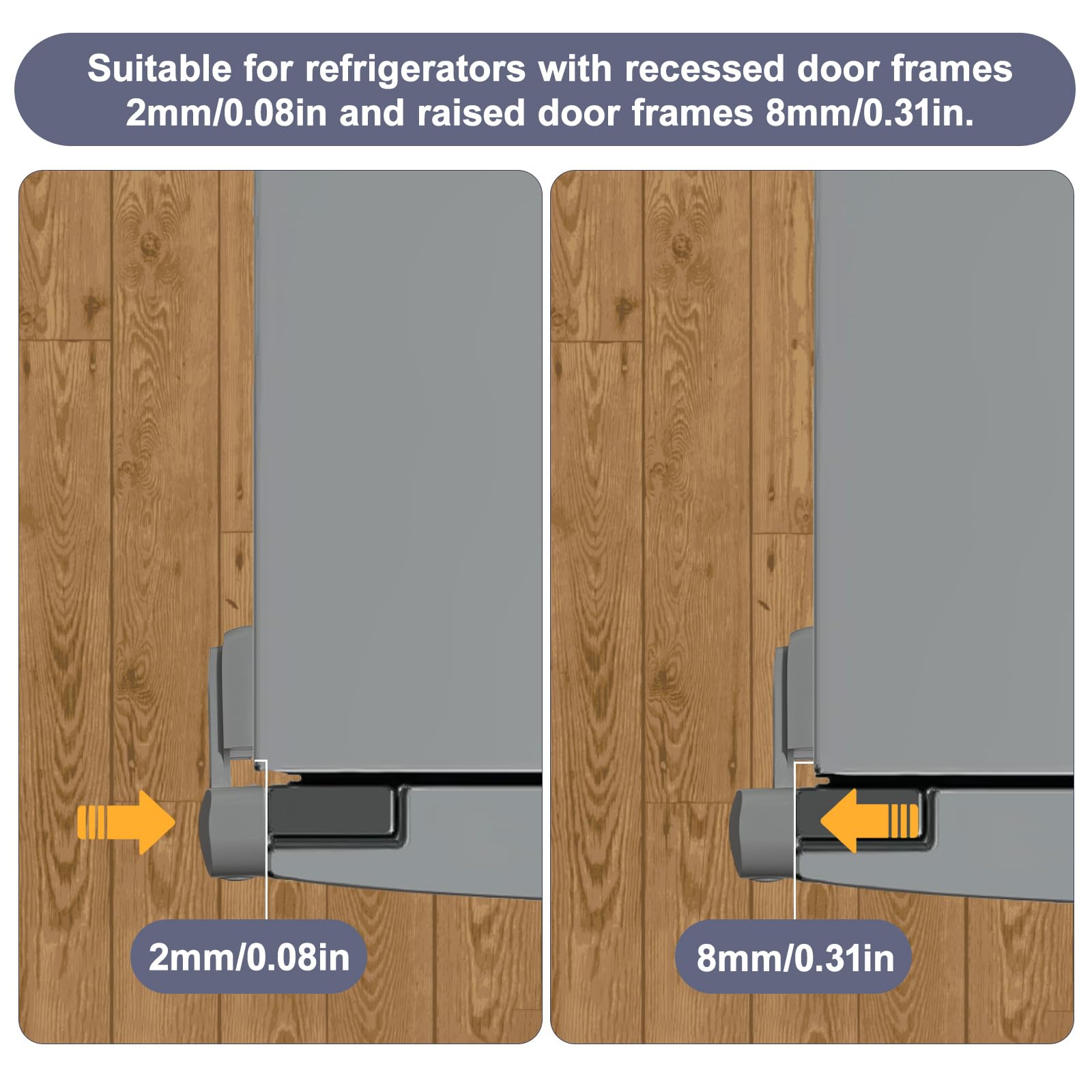 Uhimooi fridge lock protects kids and pets with secure dual-switch design.