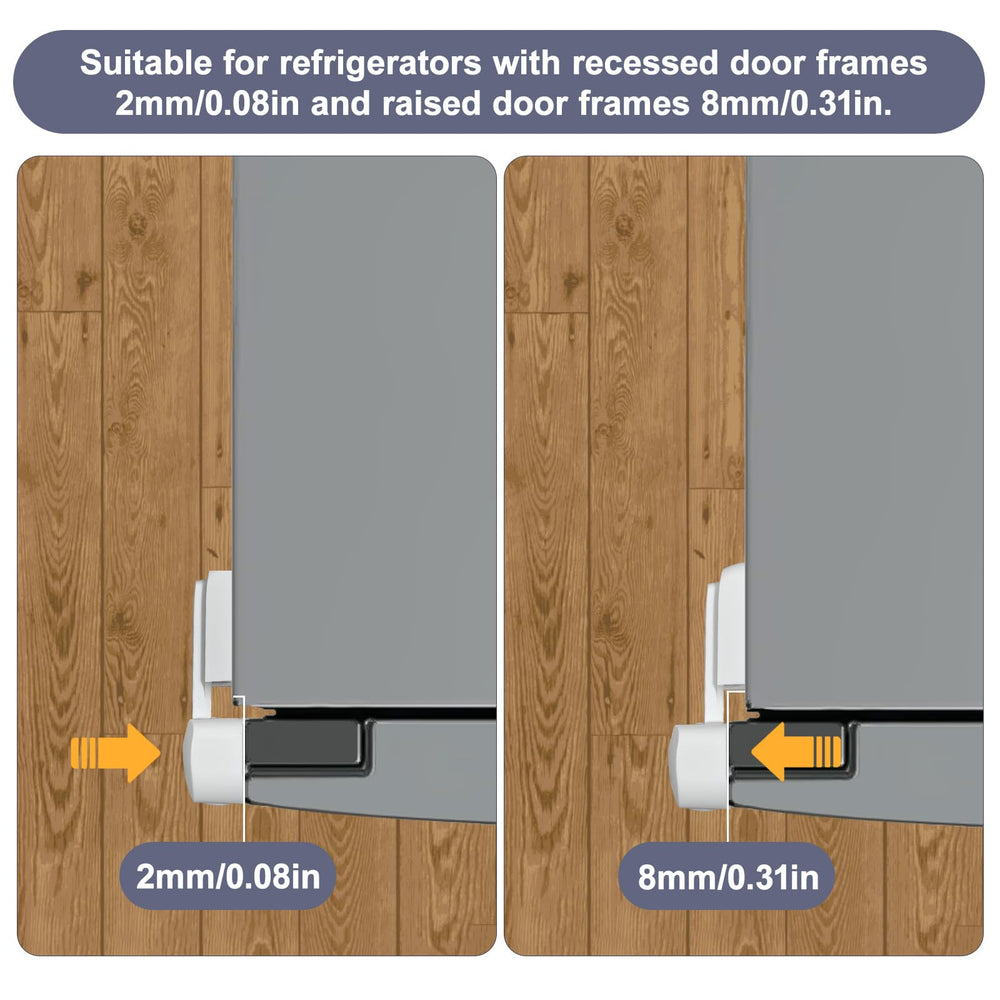  Uhimooi fridge lock protects kids and pets from hazards.