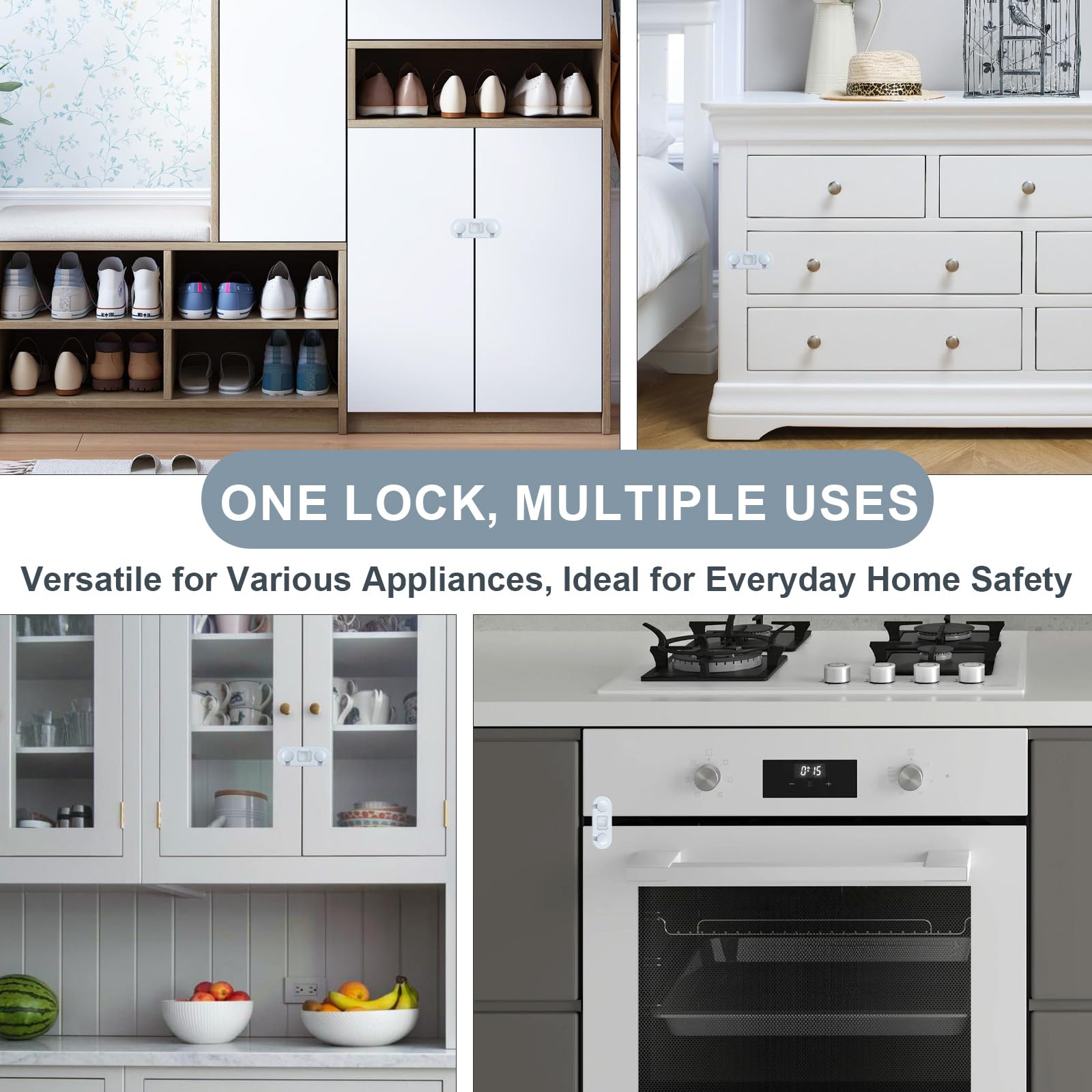 Uhimooi fridge lock removal leaves no residue or surface damage.