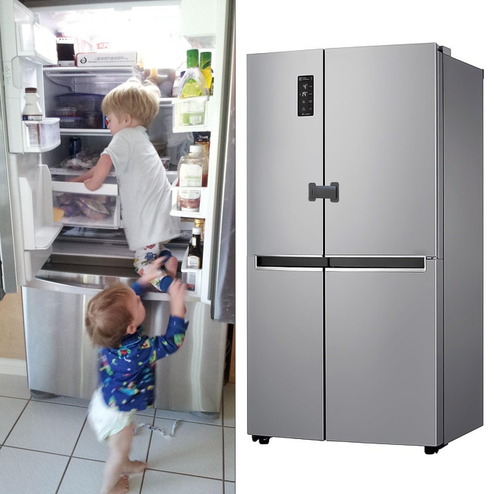 Uhimooi no-residue removal keeps surfaces clean after fridge lock removal