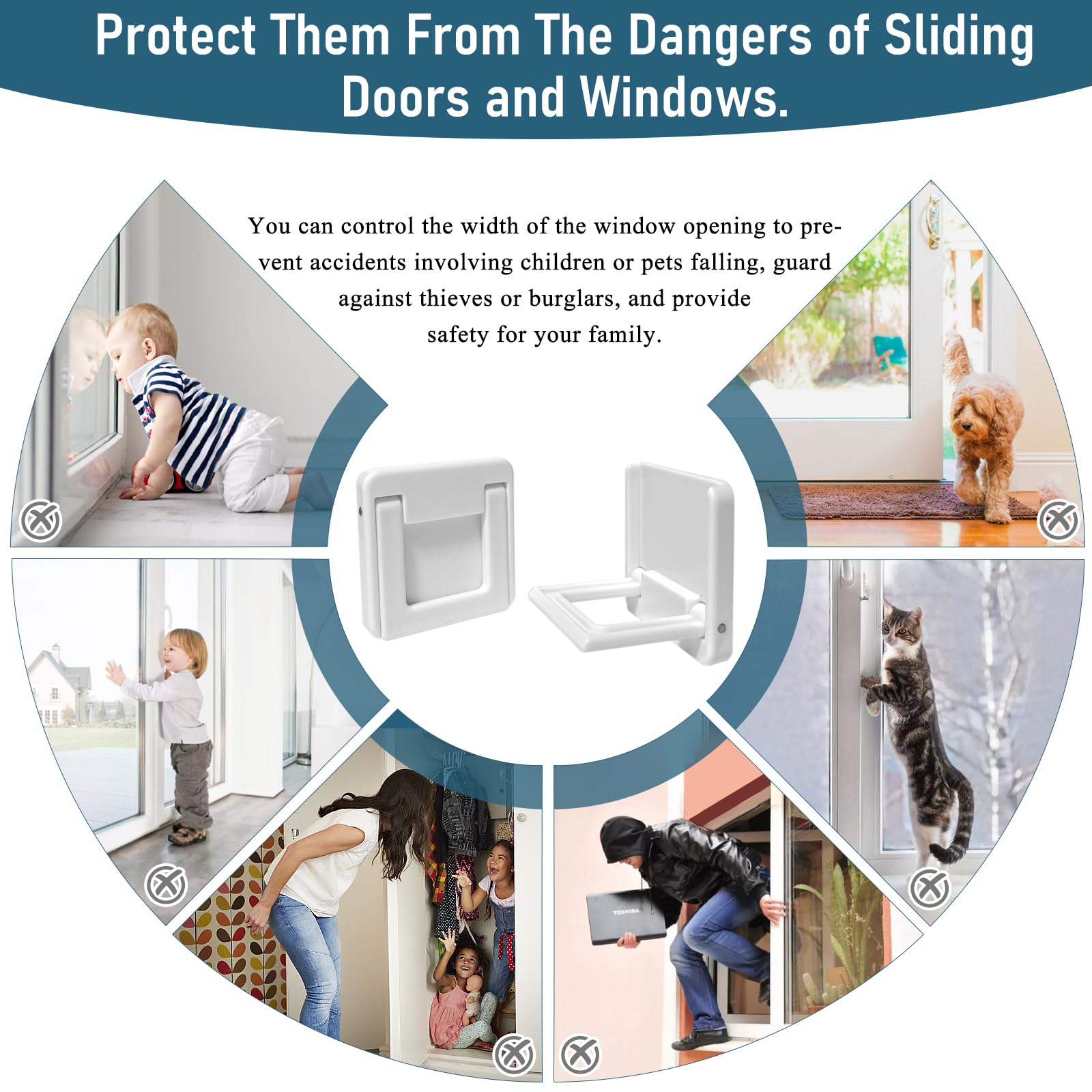 Uhimooi sliding door lock balances safety with easy adult access.