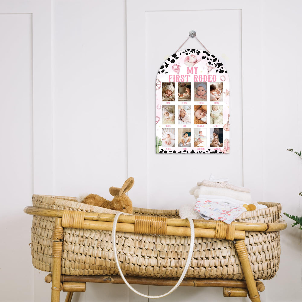 UIBOVA photo board makes a thoughtful baby shower or milestone gift.