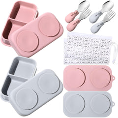 Uiifan baby suction plate in gray with lid for mess-free feeding