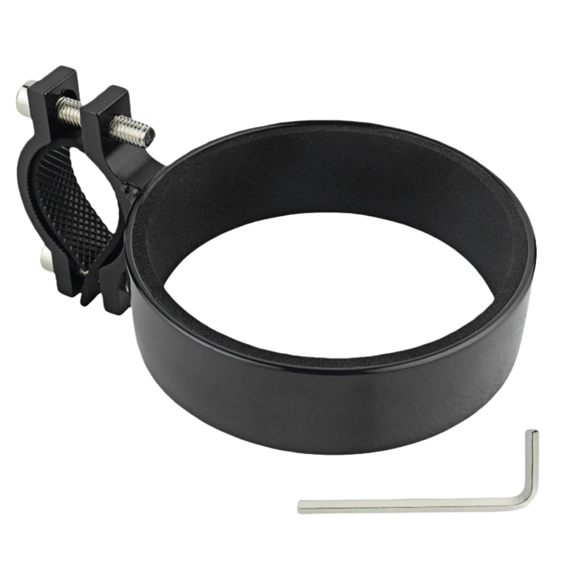 UIVXXUD Premium cup holder on A-size mount keeps beverages secure on the bike bar.