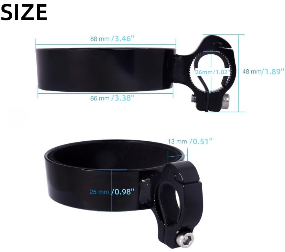 UIVXXUD cup holder inner diameter 78mm supports a variety of cups during commutes.