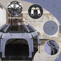 UJUJIA UV canopy protects little ones during sunny outdoor sessions.