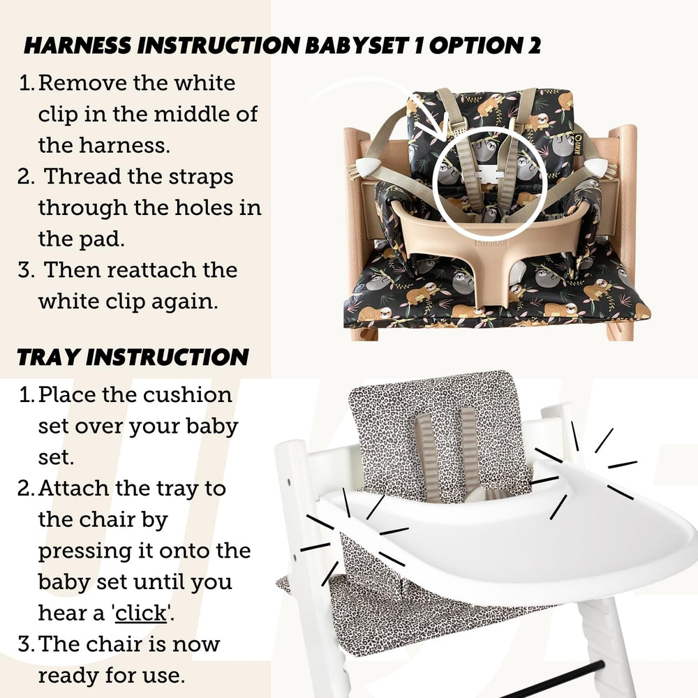 UKJE cushion for Stokke Tripp Trapp offers tool-free setup in minutes.