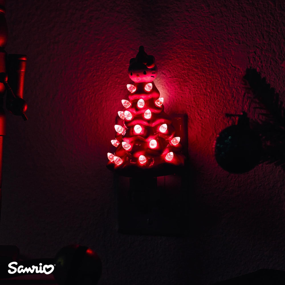 Ukonic Sanrio Hello Kitty pink 6-inch nightlight packaging indicates official Sanrio license.