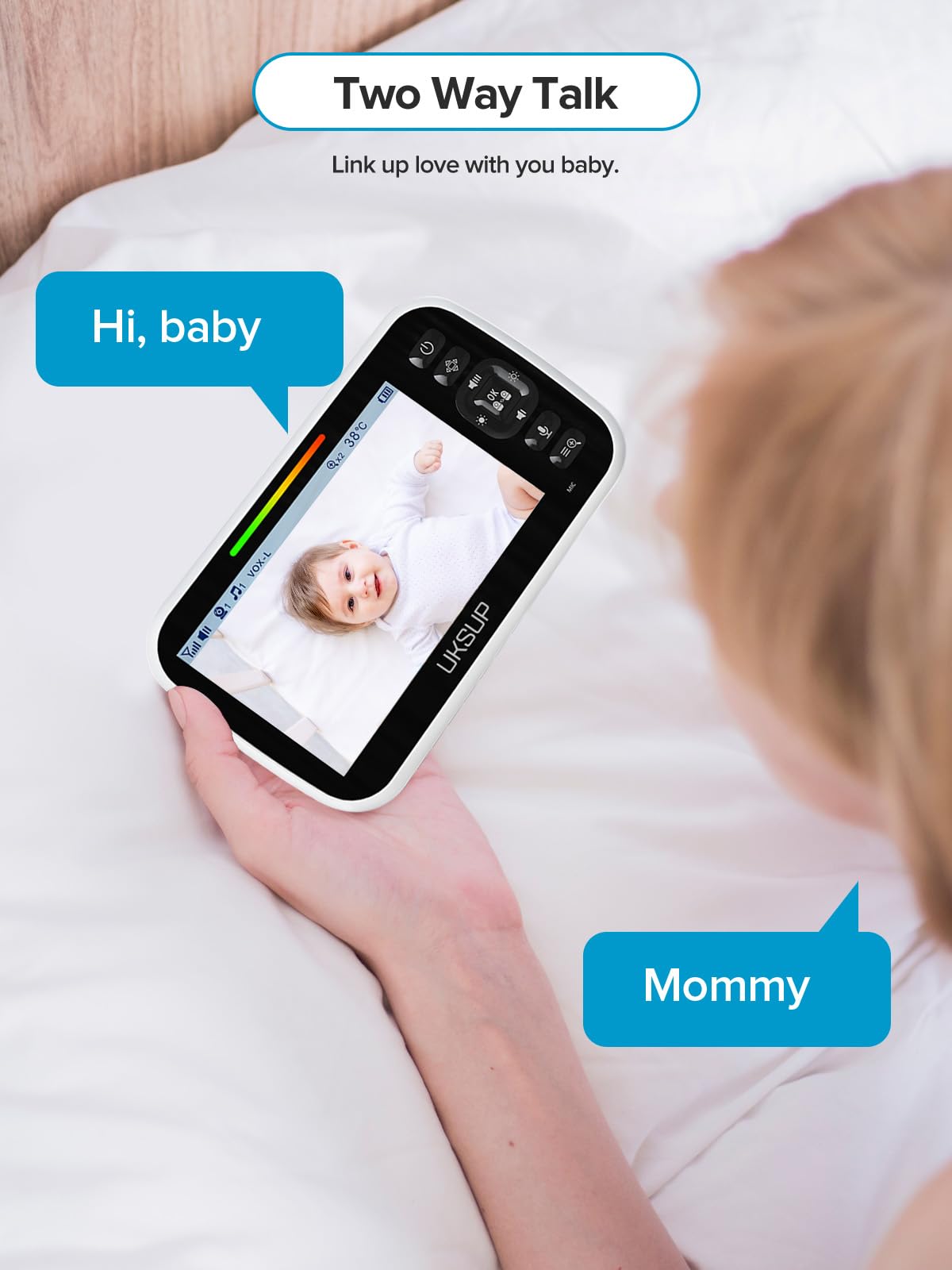 UKSUP SM663V2 privacy-security uses secure FHSS 2.4 GHz for private home monitoring.