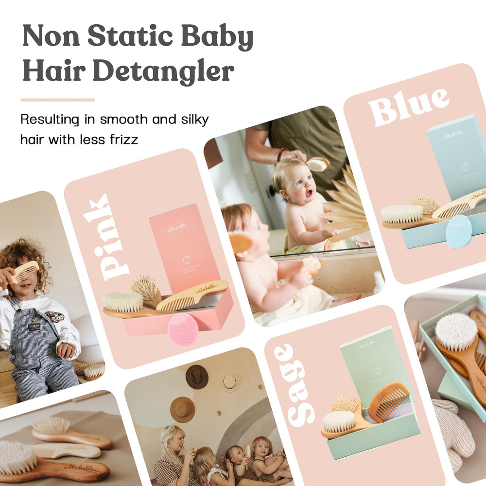Ullabelle pink gift box scene emphasizes ready-to-gift registry appeal for new parents