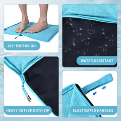 ULTAC Wet Bag eco-friendly evoPel material enhances leakproof performance