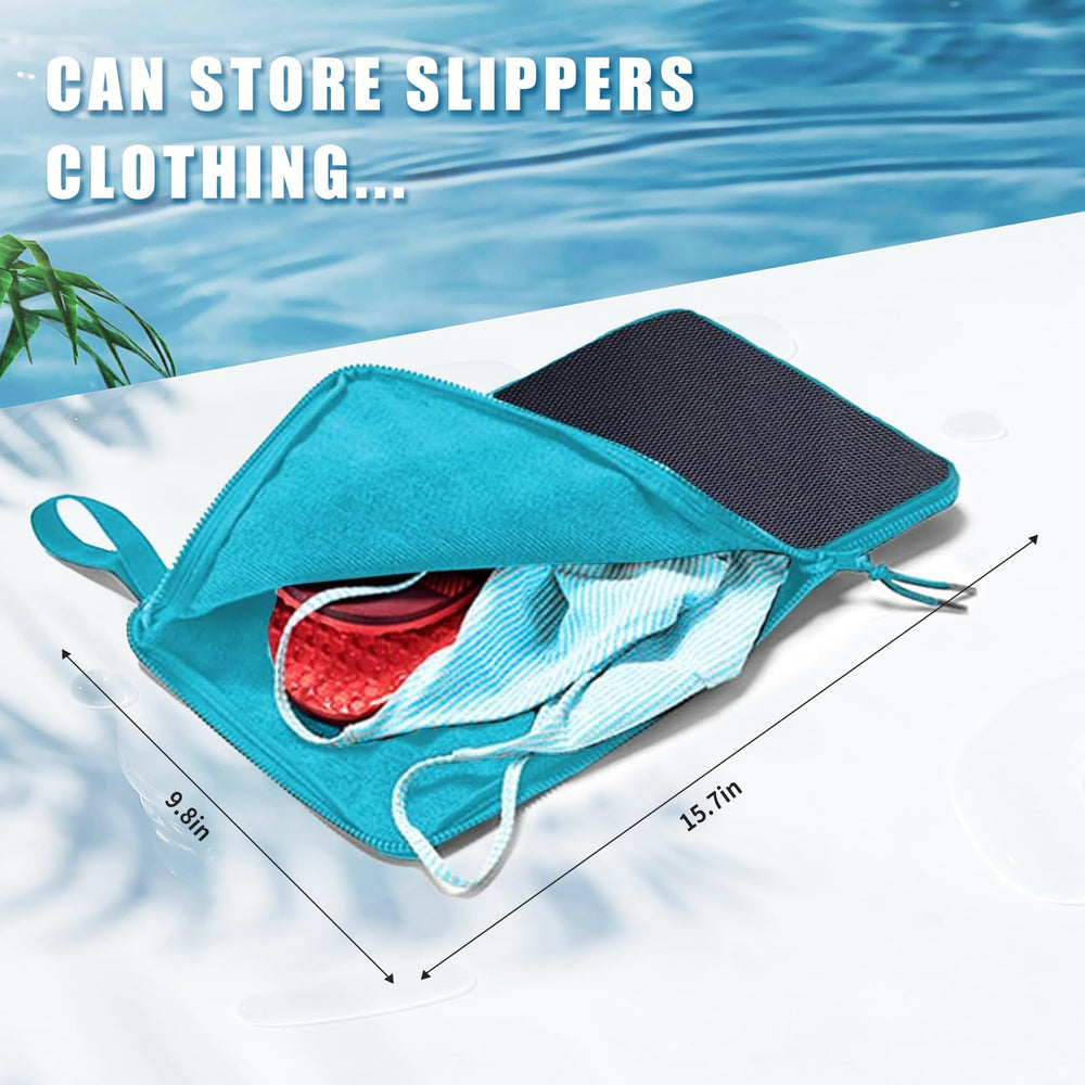 ULTAC Wet Bag full-open zipper design lies flat for easy packing