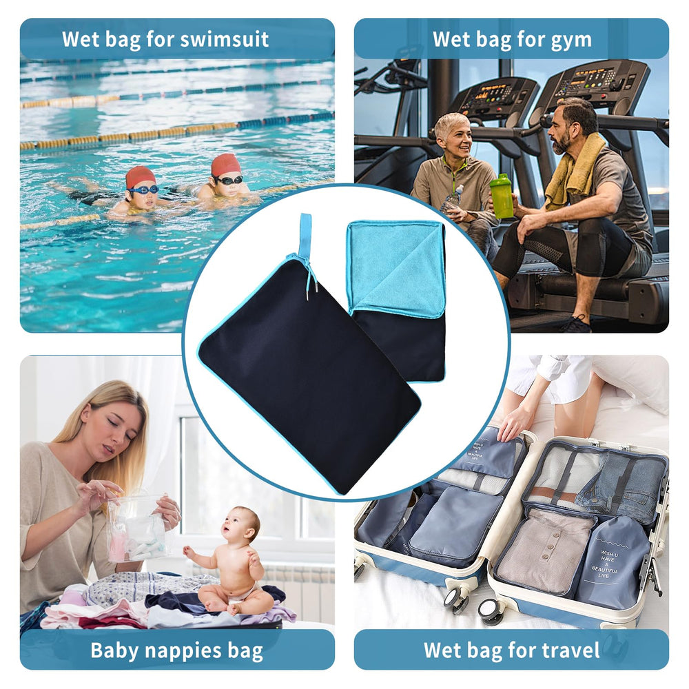 ULTAC Wet Bag multi-use design supports swimsuits, diapers, travel essentials on the go