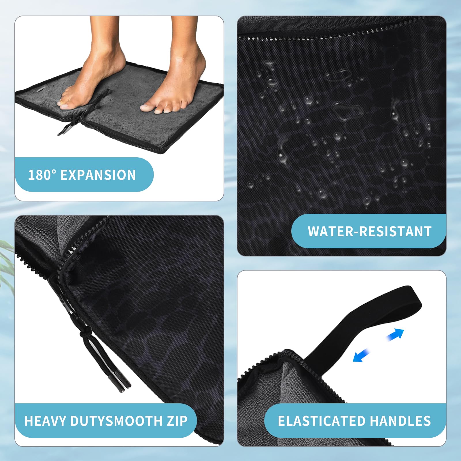 ULTAC Wet Bag ideal for storing swimsuits during travel.