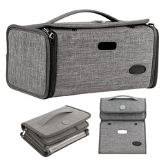 Ultimaxx portable ozone sterilizer bag in closed position for compact storage.