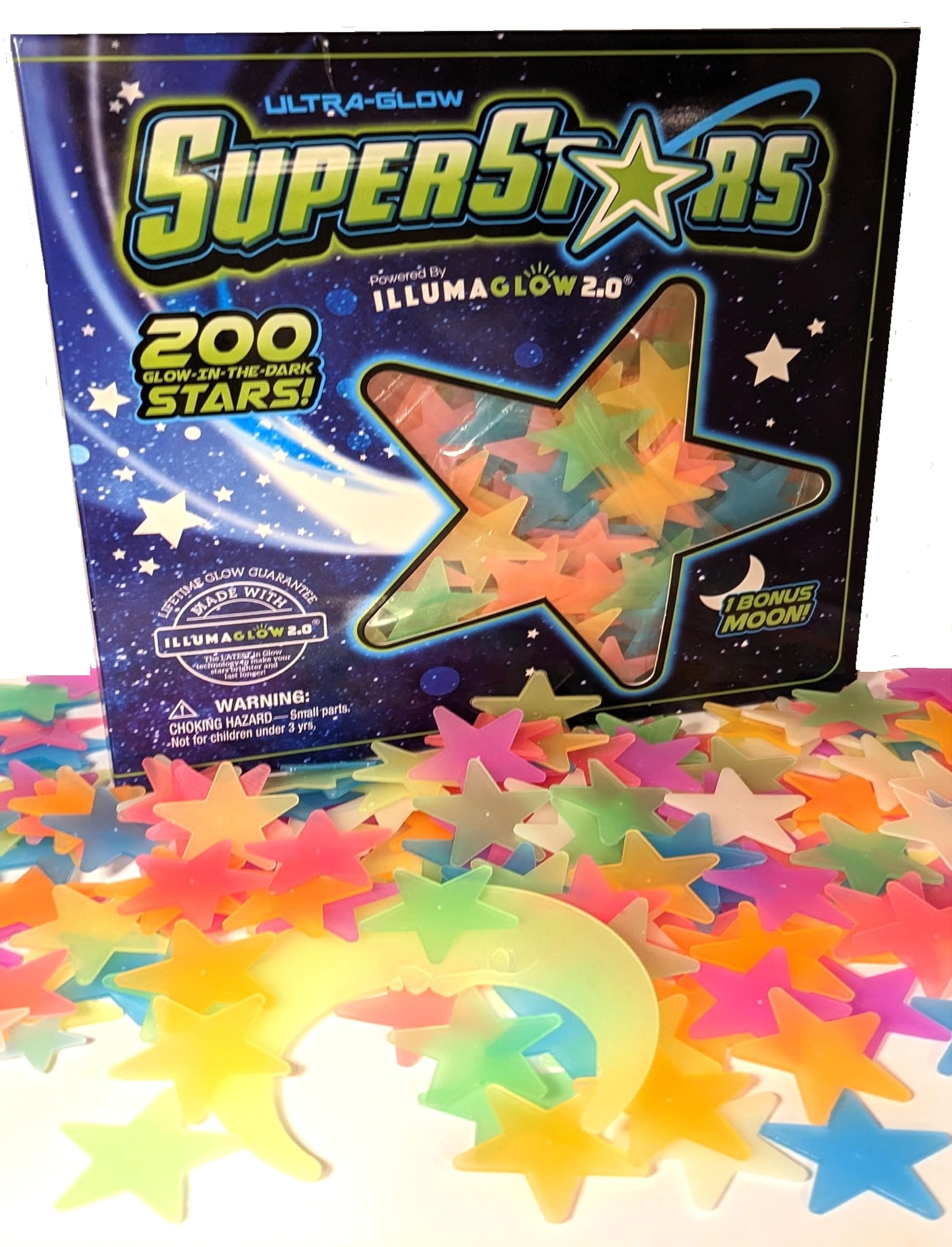 Ultra-Glow Super Stars bedroom decor ideas showcase versatile glow in dark art