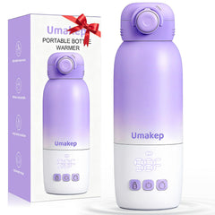 Umakep portable bottle warmer compact design for travel-friendly feeding on the go.