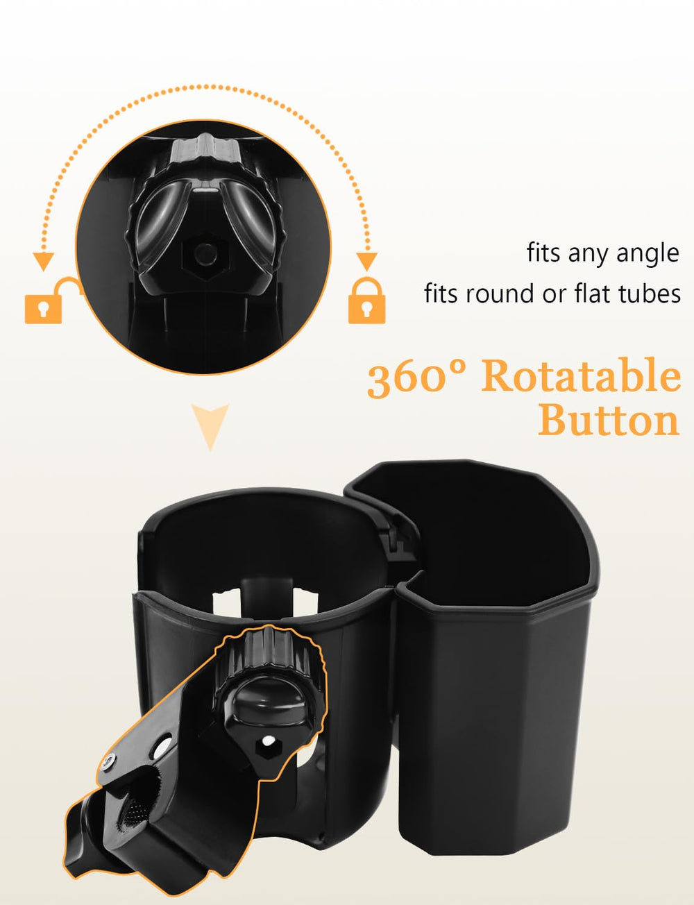 UMBEIBEI spill-proof base stabilizes drinks during movement.