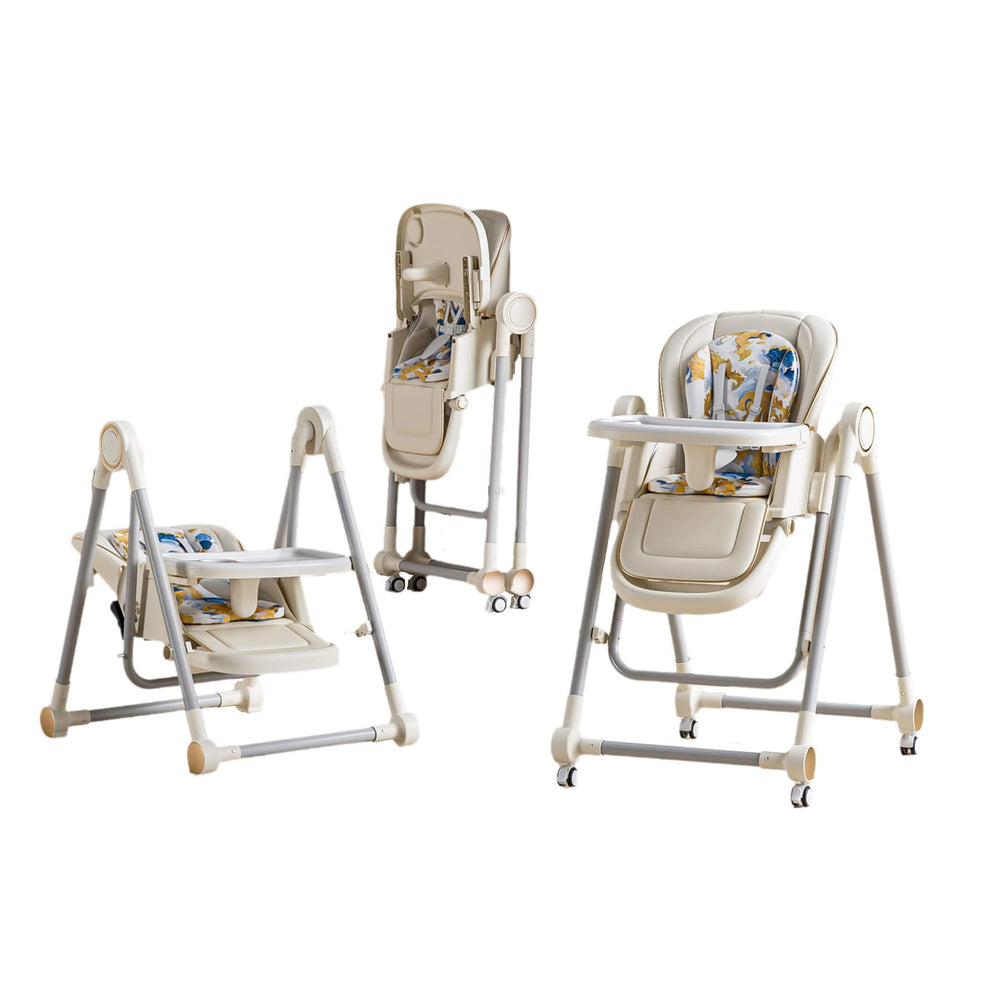 UMGOOGOO 5in1 high chair folding demonstrates quick setup for busy mornings