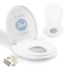 UMIEN 2-in-1 potty seat main view shows all-in-one family-friendly design