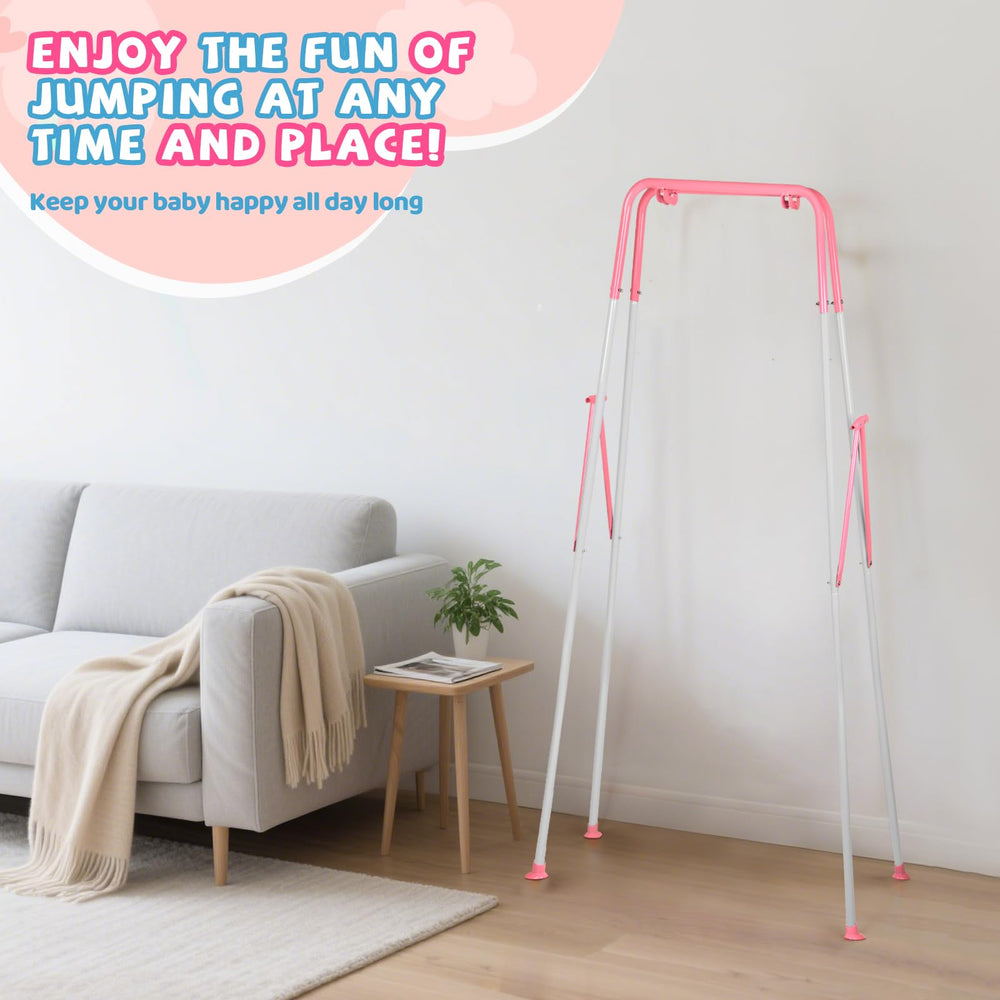 UMIKOOL DIRECT hands-free play lets parents relax during baby's bounce.
